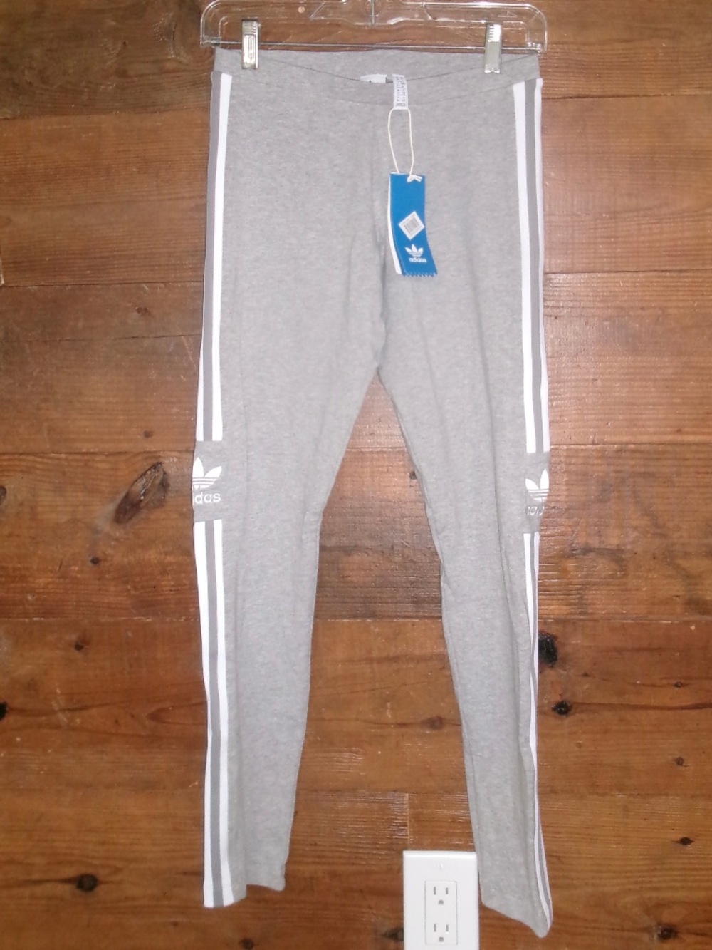 Brand New grey Adidas leggings size S